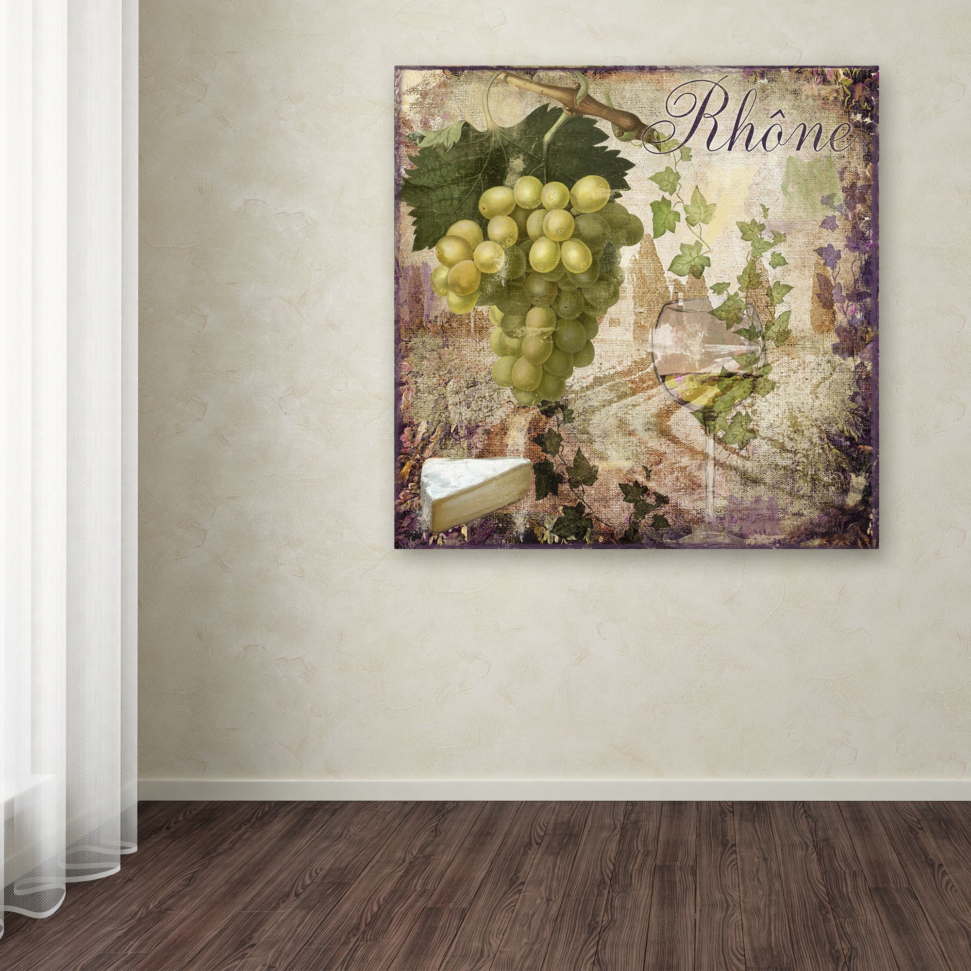 Trademark Fine Art "Wine Country VI" Canvas Art by Color Bakery