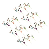 MUSEYA Assorted Color Paper Cake Decor for Decoration EyeCatching Party Photos 36 Pcs