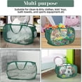 thumbnail image 7 of Kiibsot Strong Mesh Pop Up Laundry Basket, Collapsible Laundry Hamper with Side Pocket, Foldable Clothes Hamper with Durable Reinforced Handles for Laundry, Bathroom, Kids Room, Dorm or Travel, 7 of 7