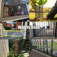 thumbnail image 5 of Black Plastic Wire Mesh Fence Roll 15.7IN x 50FT for Garden Chicken Puppy, 5 of 5