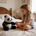 thumbnail image 5 of Sktrjpolfis Cute Panda Plush Doll, 8.27 in Soft Panda Hugging Pillow, Birthday Gift for Family & Freind, 5 of 5