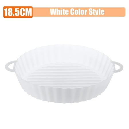 

15/17/18cm Air Fryers Oven Baking Tray Fried Pizza Chicn Bast Mat Airfryer Silicone Pot Round Replacemen Grill Pan for home
