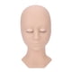 thumbnail image 1 of Cabeza de Maniquí de pestañas, alta simulación, elástica, lavable, de silicona suave, práctica de maquillaje, cabeza de Maniquí de un solo párpado, color rosa, 1 of 8
