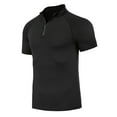 thumbnail image 7 of Rvwovn Men's Cycling Jersey Shirt - Moisture Wicking Quick Dry Bike Top, Short Sleeve Quarter-Zip, 7 of 7
