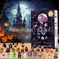 thumbnail image 5 of Calendario de Adviento de Navidad, caja de calendario de adviento con personajes de películas de terror y pesadillas de Halloween, 24 muñecos sorpresa, calendario de cuenta regresiva, caja sorpresa, 5 of 5