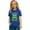 KB384 Blue, variant on Likimi 100 Days Of School Shirts Letter Print Short Sleeve Crew Neck Summer Fashion Comfort Tops For Children Boys Girls Army Green Size 2-3 Years