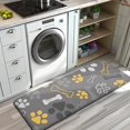 thumbnail image 3 of Dog Paw and Bone Kitchen Rug Mat,Kitchen Runner Rugs Non Skid Washable,Decorative Kitchen Floor Mats for Kitchen,Sink,Laundry,17"x47.2", 3 of 7