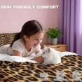 thumbnail image 4 of Qpednta Leopard Print Comforter Set, Lightweight Bedding Set, Breathable Bedding Comforter Cover, 3-Piece Comforter Bedding Set, Bedroom Decor for Dorm and Guest Spaces, 4 of 7