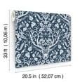 thumbnail image 5 of Chesapeake Kiwassa Navy Antler Damask Wallpaper, 5 of 6