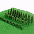 thumbnail image 3 of 50 Pcs Trees Model Train Railroad Wargame Diorama Scenery Landscape Scale, 3 of 6