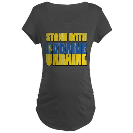 

CafePress - Stand With Ukraine Women s Maternity T Shirt - Maternity Dark T-Shirt