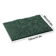 thumbnail image 2 of Deep-Green Plush Pet Mat, Thick Warm Cat Dog Sleeping Pad with Anti-Slip Bottom, Washable Fleece Kennel Cushion for Crates, Living Room & Car Travel Rest Stop, 47.2" X 23.6", 2 of 2