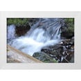 thumbnail image 3 of Logan Thomas 32x23 White Modern Wood Framed Wall Art Titled - Waterfall I, 3 of 5