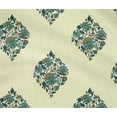 thumbnail image 4 of oneOone Cotton Flex Fabric Leaves & Floral Block Printed Craft Fabric BTY 40 Inch Wide, 4 of 4