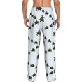thumbnail image 3 of Picia Sea Turtle Mens Soft Woven Cotton Elastic Waistband Sleep Pajama Pant Lounge Sleep Pant With Pockets And Drawstring-XX-Large, 3 of 9