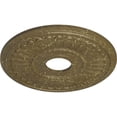thumbnail image 3 of Ekena Millwork 16"OD x 3 5/8"ID x 3/4"P Melonie Ceiling Medallion (Fits Canopies up to 6 3/8"), Hand-Painted Mississippi Mud Crackle, 3 of 6
