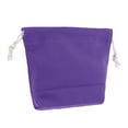 thumbnail image 1 of Bolsita de Maquillaje Pequeña con Cuerda para Mujeres de Unique Bargains para Actividades al Aire Libre, Viajes y Vacaciones, Lona Púrpura-S, 1 of 3