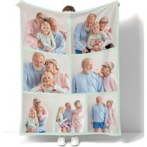 Personalised Blanket Custom Blanket with Photos Text Personalised Blankets for Adults Wedding Gifts Memorial Gift Home Gifts Birthday Gifts for Mum Gifts for Girlfriend (B)