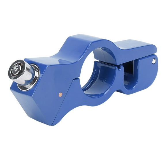 ATV Handlebar Throttle Brake Lock, Motorcycle Handlebar Lock Aluminum Alloy Anti Theft Throttle Clutch Brake Lock with Lock Chain for ATV Off Road Bike Scooter Street Bike
