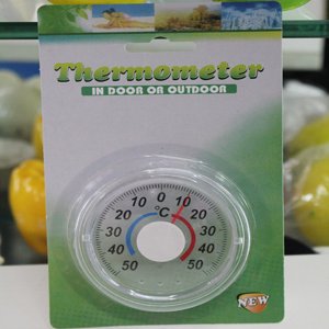 WRITWAA 2Set Plastic Thermometer for Accurate Temperature Measurement in Rustic Style Home and School