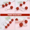 thumbnail image 2 of Llavero de baloncesto con bola, llavero, mochila, bolso, bolso, colgante, 2 of 4