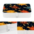 thumbnail image 4 of Turtle Jewelry Display Earring Holder Jewelry Box, PU Leather Organizer with Removable Compartment, Portable, 4 of 6