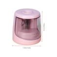 thumbnail image 2 of Tenwin Sacapuntas eléctrico de hoja helicoidal de alta resistencia para afilar rápidamente con pilas Eccomum Rosa, 2 of 7