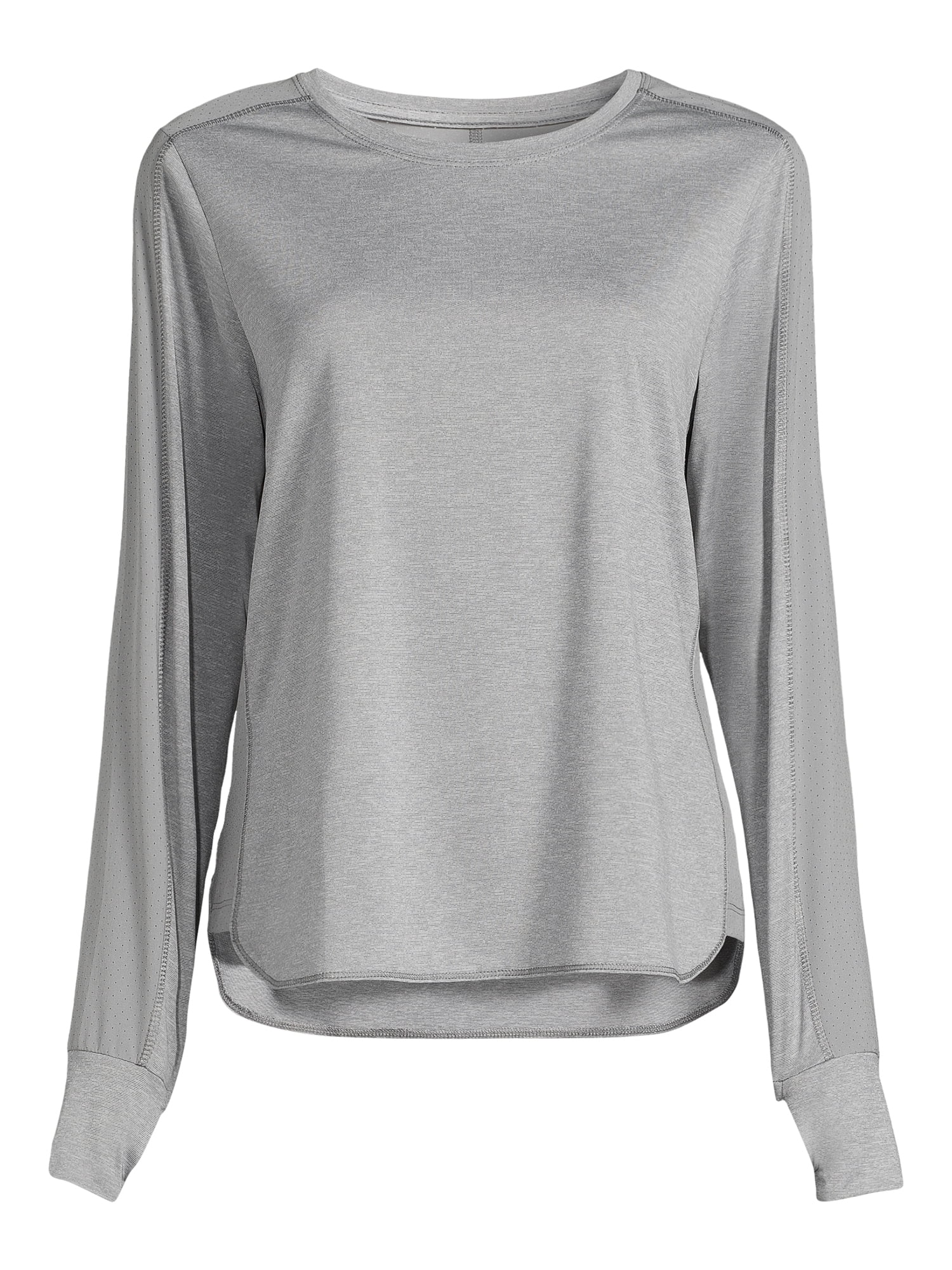 Avia Women's Performance Long Sleeves T-Shirt with Thumb-Hole Cuffs