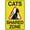 Warning Sign 3, variant on Caution Cleaning In Progress By Female Operative Sign 8"x12" Rust Free Aluminum Signs Outdoor, Metal Tin Sign For Home, Business, Yard