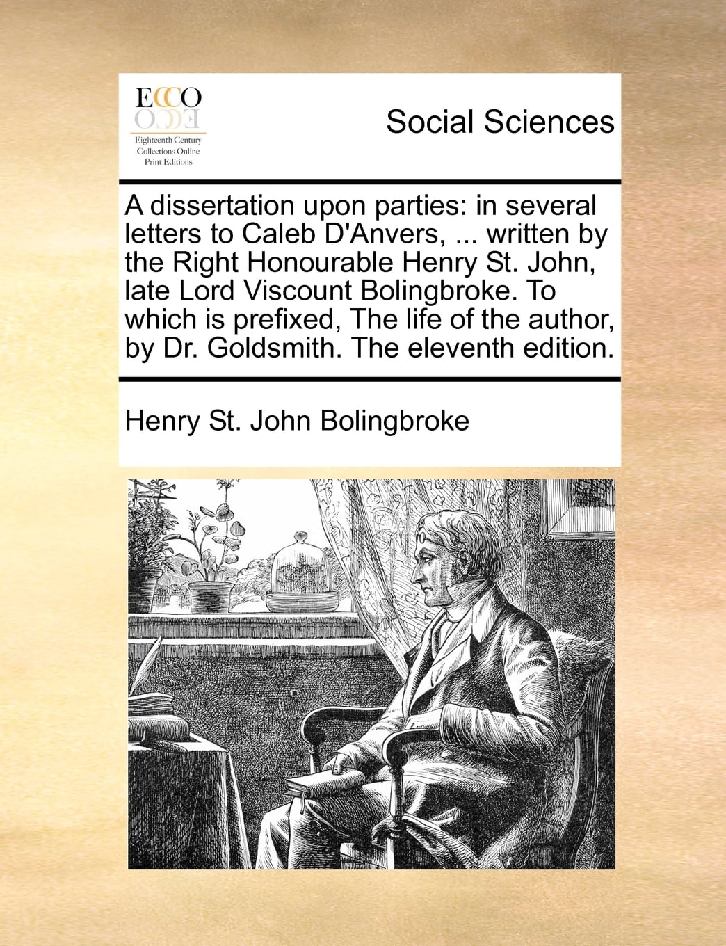 Dissertation upon parties by henry st john lord bolingbroke