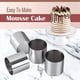 thumbnail image 1 of 30 Piezas de Anillos de Mousse de Acero Inoxidable Cortadora de Galletas Redonda Molde para Pasteles Herramienta de PasteleríA para Hornear de Cocina para Tarta, Fondant, Etc., 1 of 5