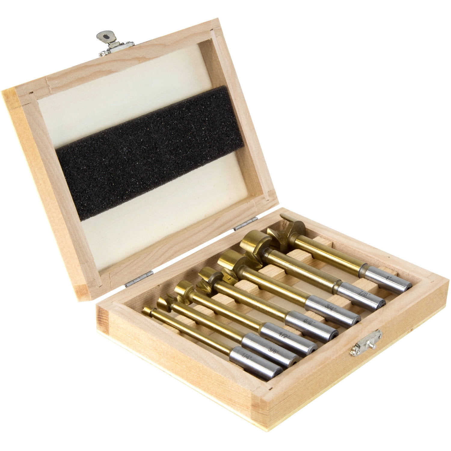 3//4-1-3//8 Woodstock D4557 5 Piece Forstner Bit Set