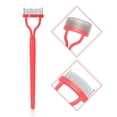 thumbnail image 4 of Extensión De ñas Cepillo de material acero Metal Herramienta De Maquillaje Naranja Macarena Cepillo y peine para pestañas, 4 of 8