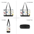 thumbnail image 6 of FORMRS Canvas Laptop Tote Bag for Women with 15.6" Computer Compartments Shoulder Handbag, Colorful Geometric, 6 of 7