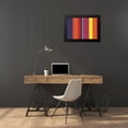 thumbnail image 4 of Grayscale 24x18 Black Modern Framed Museum Art Print Titled - Bright Stripes III, 4 of 5