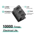 thumbnail image 3 of 10Pcs On/Off Boat Rocker Switch 5Pcs 2 Pin Position Snap 12V 110V 250V QTEATAK, 3 of 5
