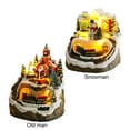 thumbnail image 4 of Musical Xmas Music Box Resin Rotating Light Up Train Musical Box Tabletop Ornament for Holiday Home Decor, 4 of 8