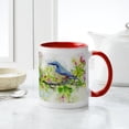 thumbnail image 4 of CafePress - Beautiful Blue Birdie Mugs - 11 oz Ceramic Mug - Novelty Coffee Tea Cup, 4 of 4