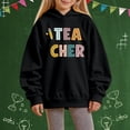 thumbnail image 2 of Hoodies for Toddler Girls Pencil Letter Print Long Sleeve Pullover Kids Sweatshirts Clothes Size 2-3T, 2 of 4
