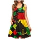 thumbnail image 1 of Vestido Casual de las Mujeres sin Mangas en Gradiente Cuello de Tripulación, Vestido Ligero de Primavera Y Verano de Poliéster, 1 of 5