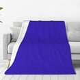 thumbnail image 1 of Balery Darkblue Manta de Felpa Suave y Acogedora – Cobija de Franela Aterciopelada para Cama, Lavable y Cálida para Sofá, Mascotas, Transpirable-40"x30", 1 of 7