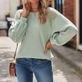 thumbnail image 5 of TAIAOJING Womens Tops V Neck Lace Tee Long Sleeve T Shirt Casual Blouses Tunic Tops, 5 of 9