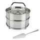 thumbnail image 5 of Insertos de acero inoxidable para cocinar al , olla para cocinar al con tapa, juego de ollas interiores de 2 capas, sartén para cocinar al, 5 of 9
