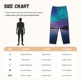 thumbnail image 4 of Lsque Night At Lake Aurora Print Women's Pajama Pants, Lounge Pant - Comfortable Home Wear,Elastic Waistband, Stylish Design-Small, 4 of 9