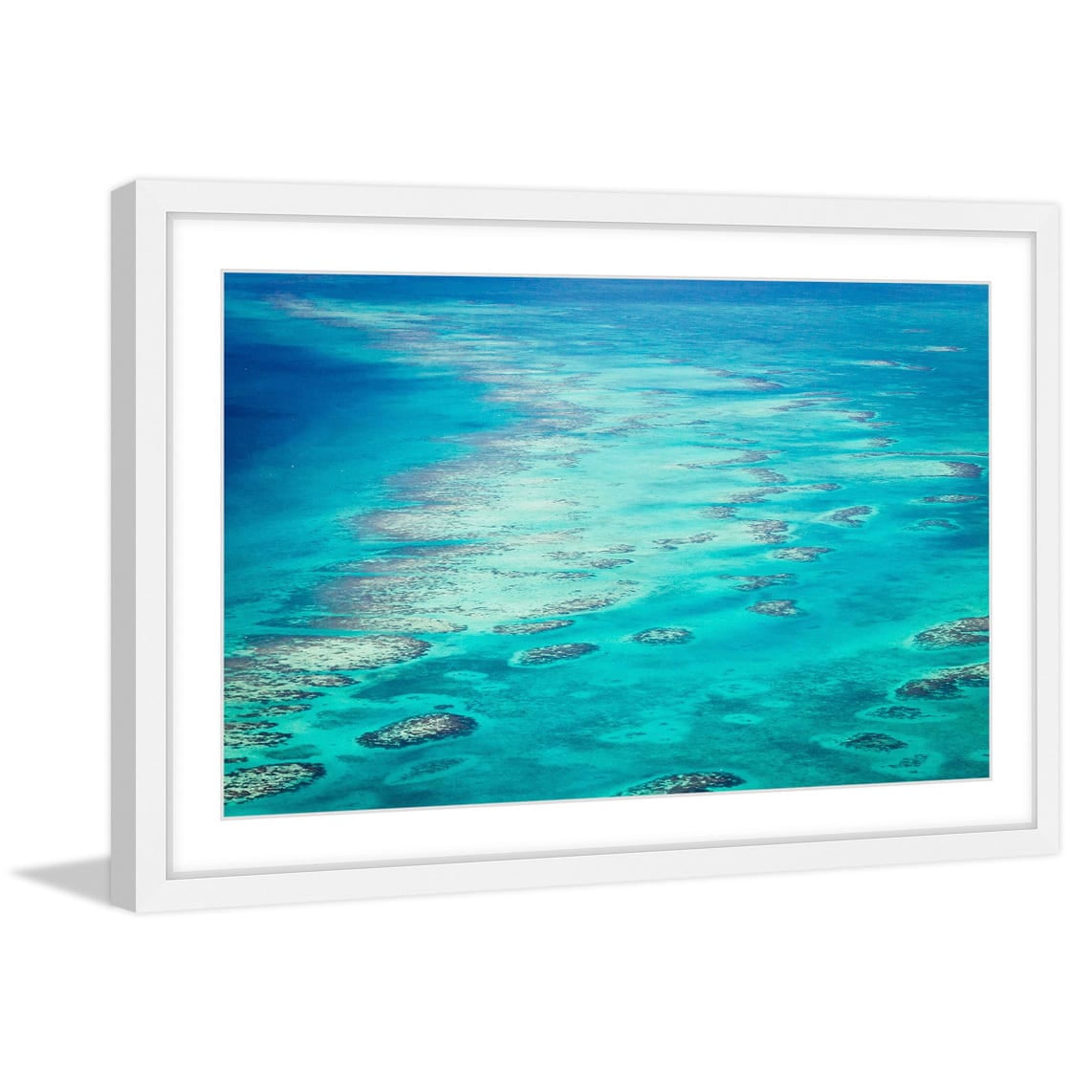 "Ocean Rocks" Framed Painting Print