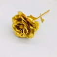 thumbnail image 3 of AURARMLET 5Ud Flores Artificiales Con Hojas Doradas Para En Cumpleaños Y Fiestas, 3 of 6