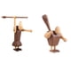 thumbnail image 5 of Bewildely Decoración nórdica de maciza humanos escultura artesanía marionetas ornamento muñeca juguetes niños regalos ilustraciones Decoración del hogar Homínido B 12cm Bewildely HA077457-02, 5 of 6