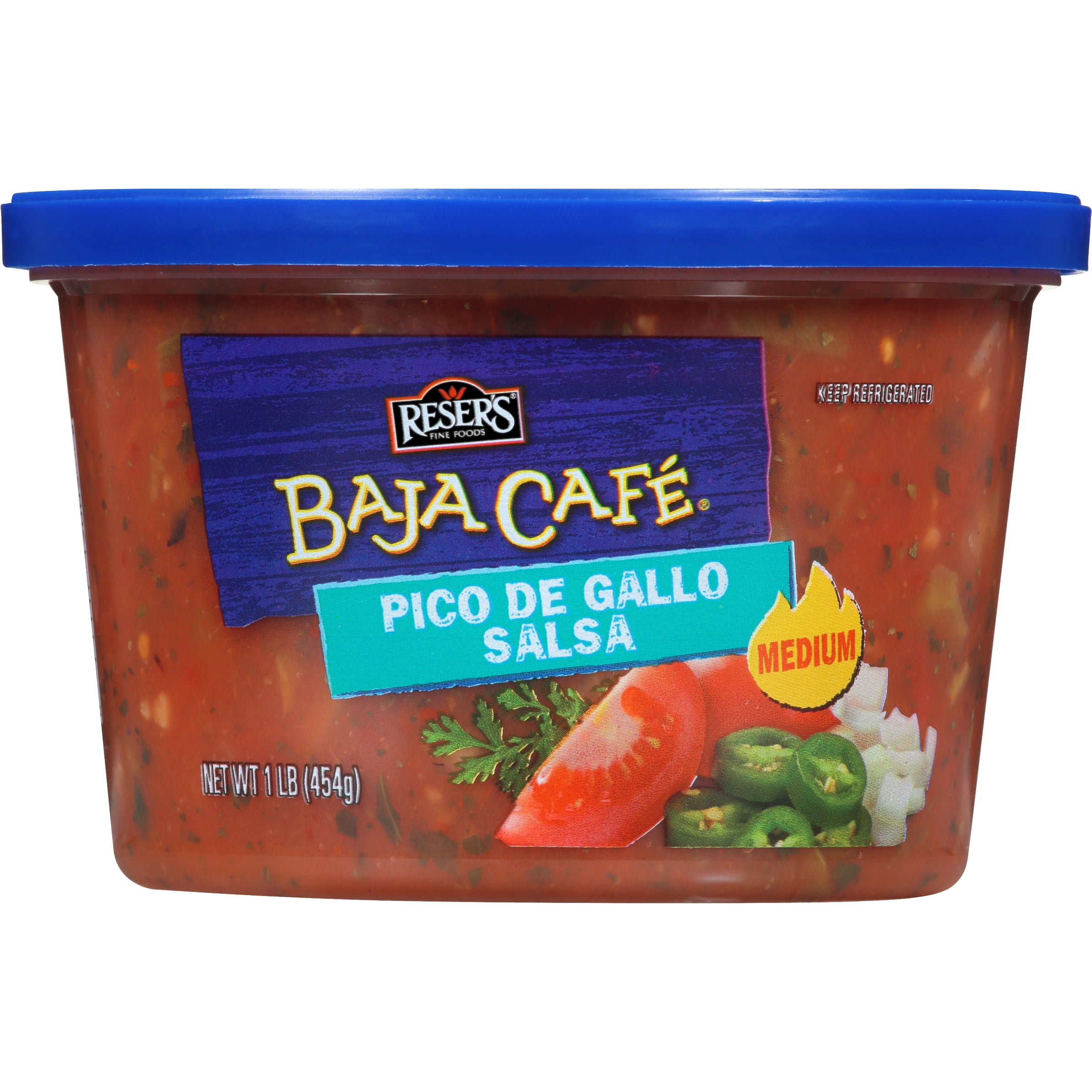 Reser's Baja Cafe Medium Pico De Gallo Salsa, 16 oz Tub (Refrigerated)