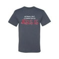 thumbnail image 3 of Normal Isn't Coming Back Jesus Is Inspirational/Christian Men's Graphic T-Shirt, Vintage Heather Blue, 4X-Large, 3 of 5
