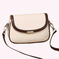 thumbnail image 4 of Bolsos cruzados de cuero PU Bolsos de moda para mujer Bolsos mini monedero (Blanco), 4 of 4